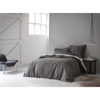 Flaxen, Double Bed Quilt Cover Set - Jute
